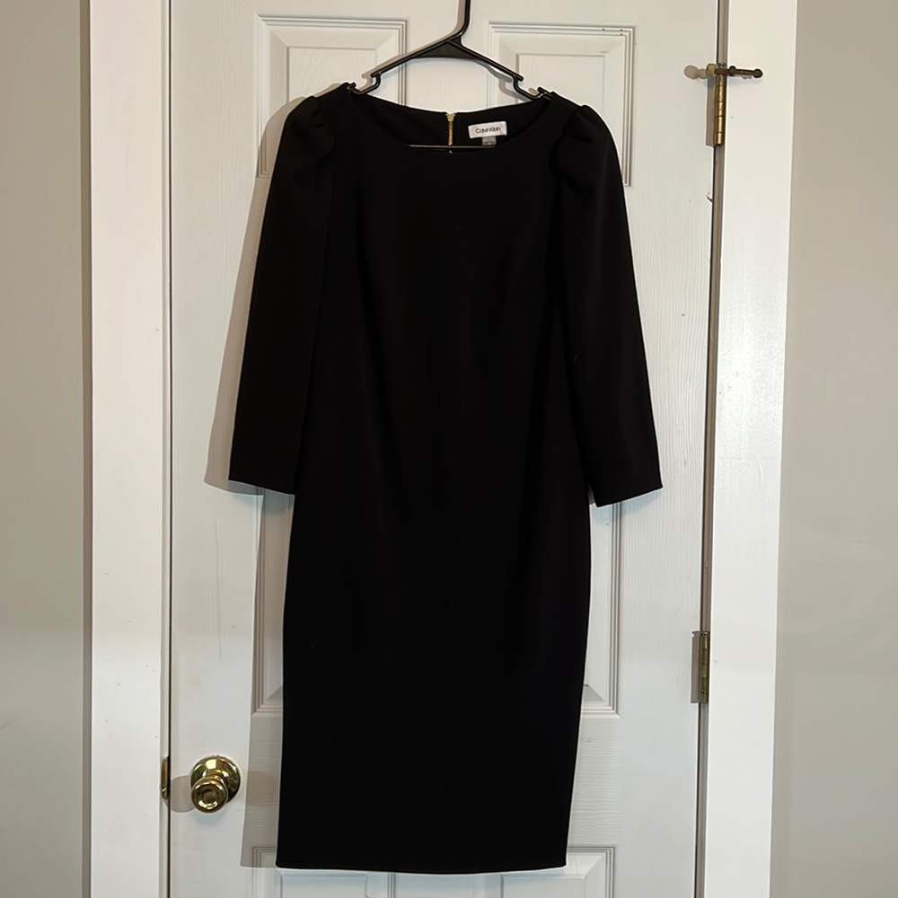 Black Knee length Calvin Klein dress